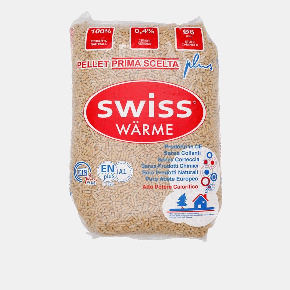 Swiss Wärme » Pellet 100% Abete EnPlusA1, sacchi da 15kg
